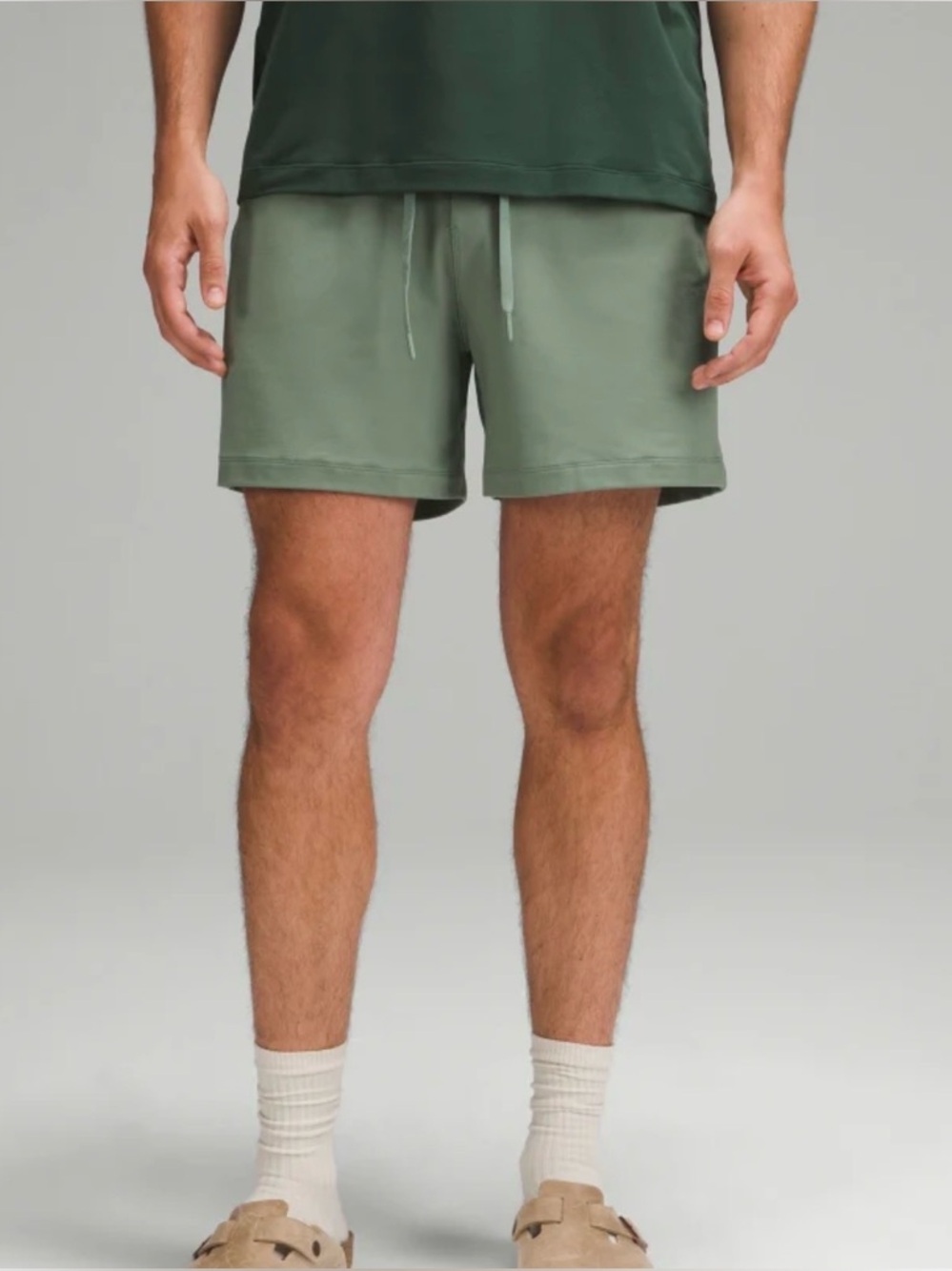 NEW Lululemon athletica Men's soft jersey shorts Athletic Drawstring Shorts